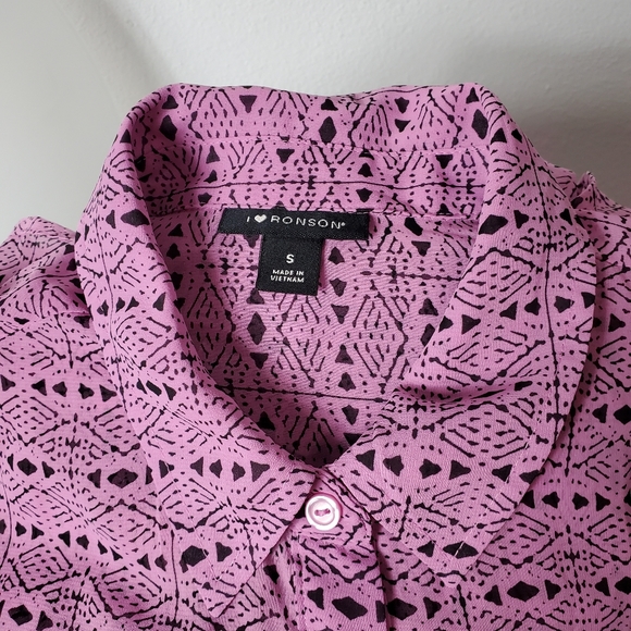 I 🖤 Ronson Tribal Print Blouse - US S - Picture 9 of 13